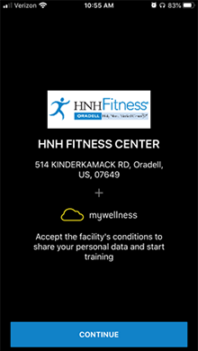 HNH Fitness - Oradell App